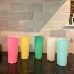 Vintage Tupperware Tumblers 16oz